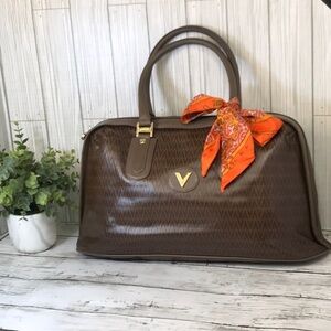 Mario Valentino Brown Satchel Bag